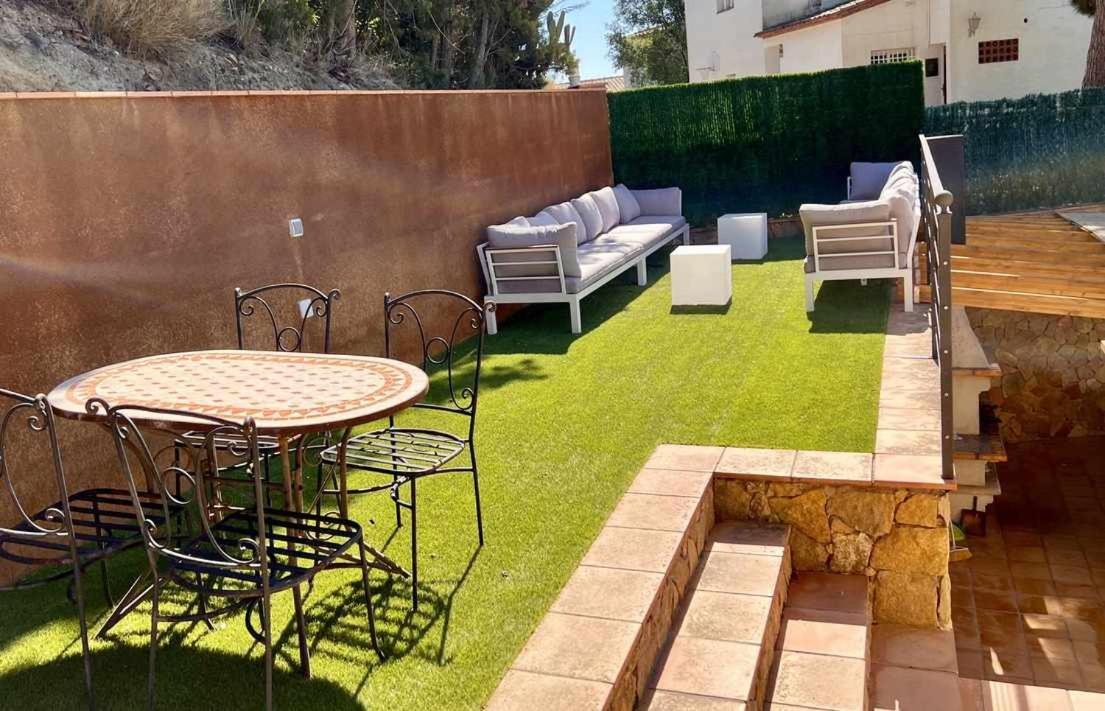 Villa Casa Mas Ambros Con Piscina Desbordante Calonge  Exterior foto